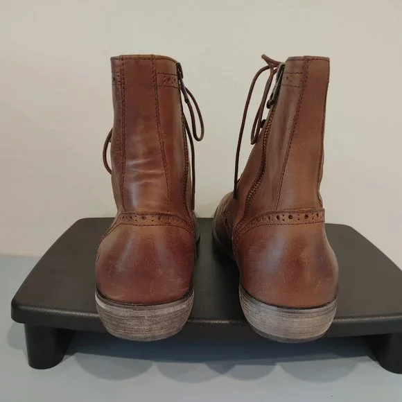 Andrew Marc Hillcrest Size 11 AM1003-2023 Men's Brown Leather Casual Dress Boots